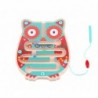 TOOKY TOY Wooden Puzzle Board Magnetic Maze Puzzle Game Owl
