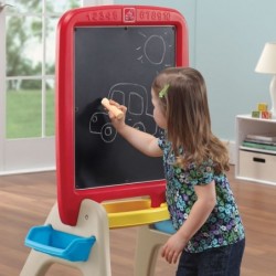 STEP2 Double-sided Easel Chalkboard With Accessories