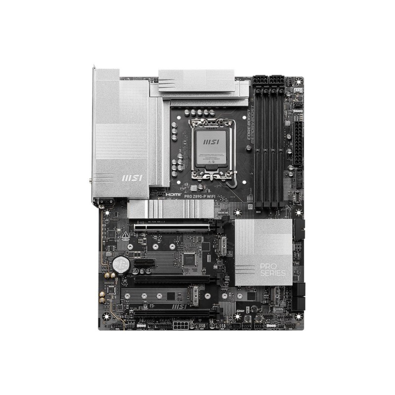 MSI PRO Z890-P WIFI Processor family Intel Processor socket LGA1851 DDR5 UDIMM Supported hard disk drive