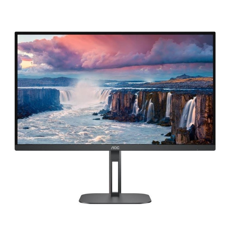 LCD Monitor AOC 27" Panel VA 2560x1440 16:9 75 Hz Matte 4 ms Speakers Swivel Pivot Height adjustable Tilt Colour