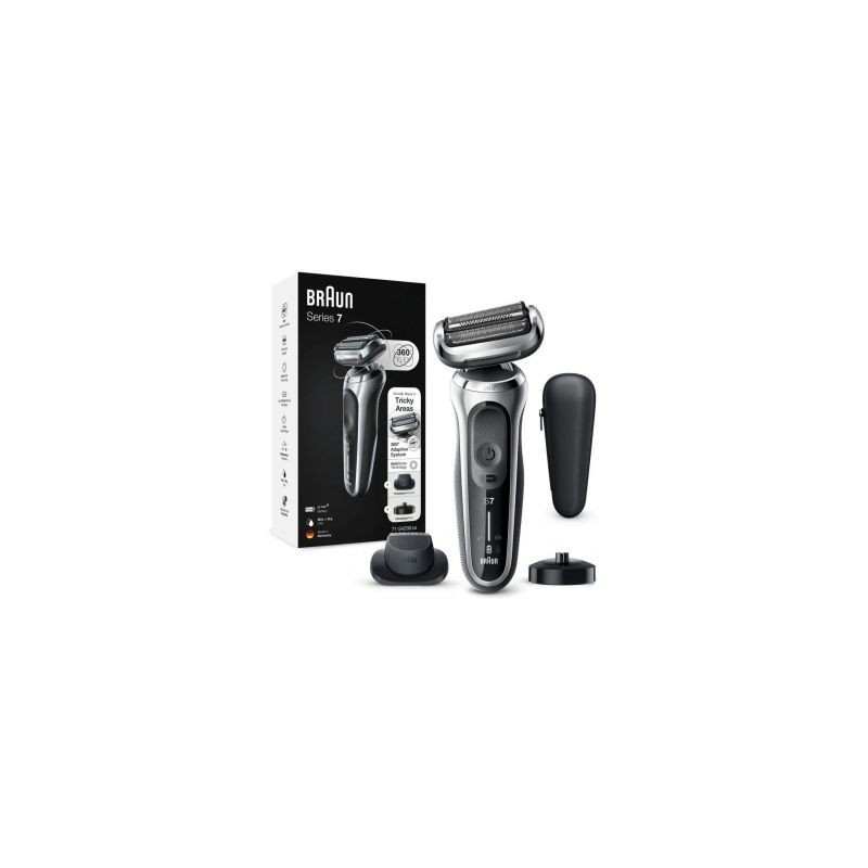 Skuveklis Braun  Shaver 71-S4200cs	 Operating time (max) 50 min, Wet&ampDry, Silver/Black 