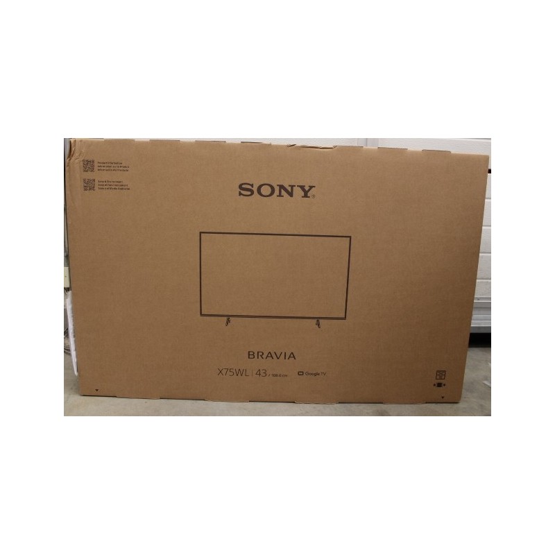 Sony KD43X75WL 43" (108cm) Android QFHD Black DAMAGED PACKAGING