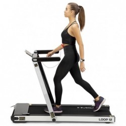 LOOP12 MULTI GRAY ELECTRIC TREADMILL WITH TABLE HMS