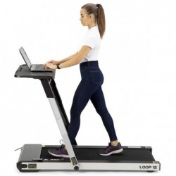 LOOP12 MULTI GRAY ELECTRIC TREADMILL WITH TABLE HMS