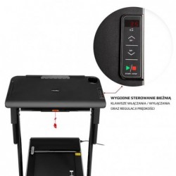 LOOP12 MULTI BLACK ELECTRIC TREADMILL WITH TABLE HMS