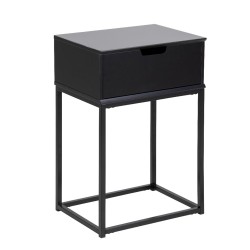 Bedside table MITRA black