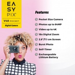 Easypix V48 Pocket Anthrazite