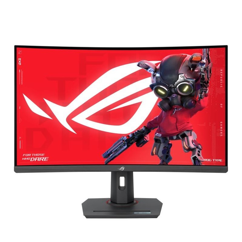 LCD Monitor ASUS ROG Strix XG32WCMS 31.5" Gaming/Curved Panel VA 2560x1440 16:9 280Hz 1 ms Swivel Pivot Height