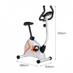 M2005 WHITE MAGNETIC STATIONARY BIKE HMS