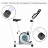 M8750 WHITE MAGNETIC STATIONARY BIKE HMS