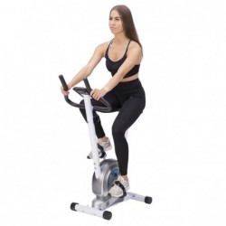 M8750 WHITE MAGNETIC STATIONARY BIKE HMS