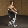 M8750 WHITE MAGNETIC STATIONARY BIKE HMS