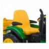 Tractor Peg Perego John Deere Power Pull battery with trailer
