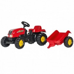 ROLLY TOYS Pedal tractor with rollyKid trailer