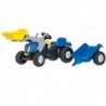 Rolly Toys rollyKid New Holland tractor with bucket and trailer