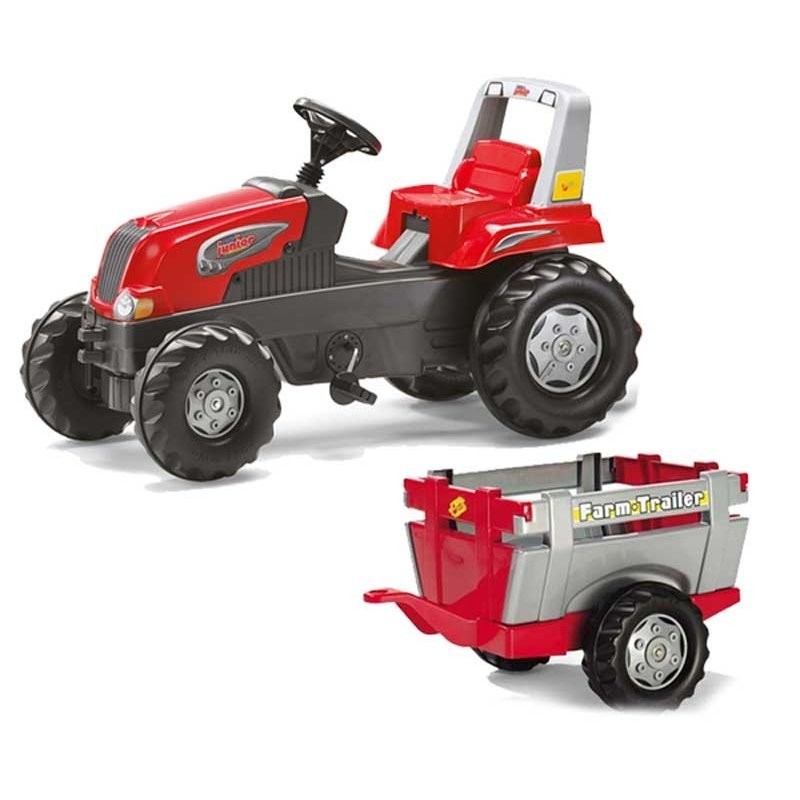 Rolly Toys Pedal traktor Juunior haagis 3-8 aastat vana kuni 50 kg