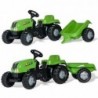 ROLLY TOYS Pedaaltraktor rollyKid-X haagisega