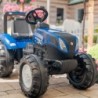 Педальный трактор FALK New Holland Large с прицепом на 3 года