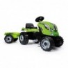 Педальный трактор SMOBY Farmer XL с прицепом - зеленый