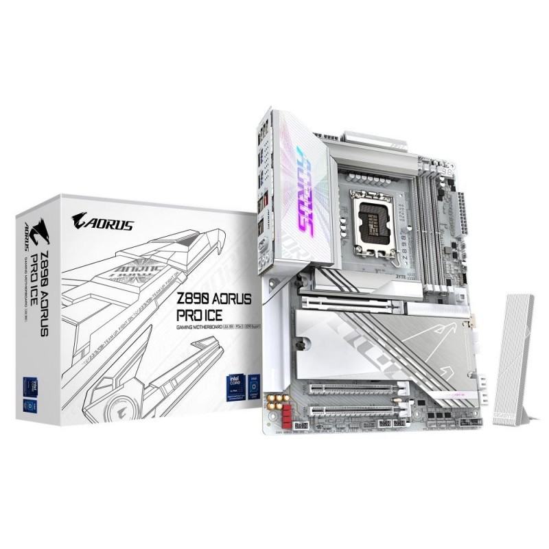 Mainboard GIGABYTE Intel Z890 LGA1851 ATX Memory DDR5 Memory slots 4 1xPCI-Express 4.0 1x 1xPCI-Express 4.0