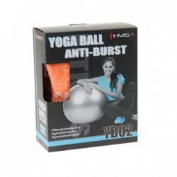 YB02N 55CM ORANGE GYM BALL HMS