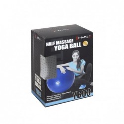 YB03 NEW 65CM LIGHT GRAY GYM BALL HMS