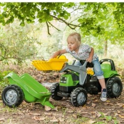 Rolly Toys Deutz-Fahr Kid tractor with trailer