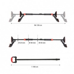 DDG03 DOOR PULL-UP BAR WITH BEAR RING HMS