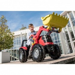 Rolly Toys Traktor pedaalidele X-Track lusikaga vaiksete ratastega PREMIUM 3-10 aastat