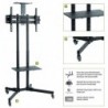 Sunne Floor stand S112 multifunctional Mobile TV cart Tilt 37-70 " Black