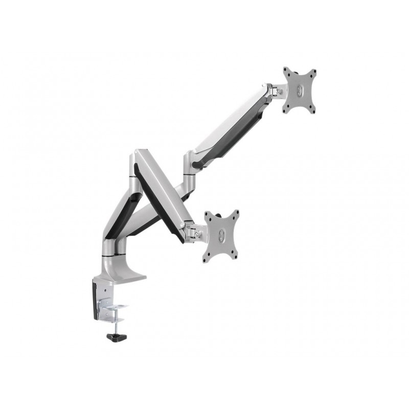 Logilink BP0043 Dual Monitor Desk mount, 13"-32",gas spring, aluminum Logilink