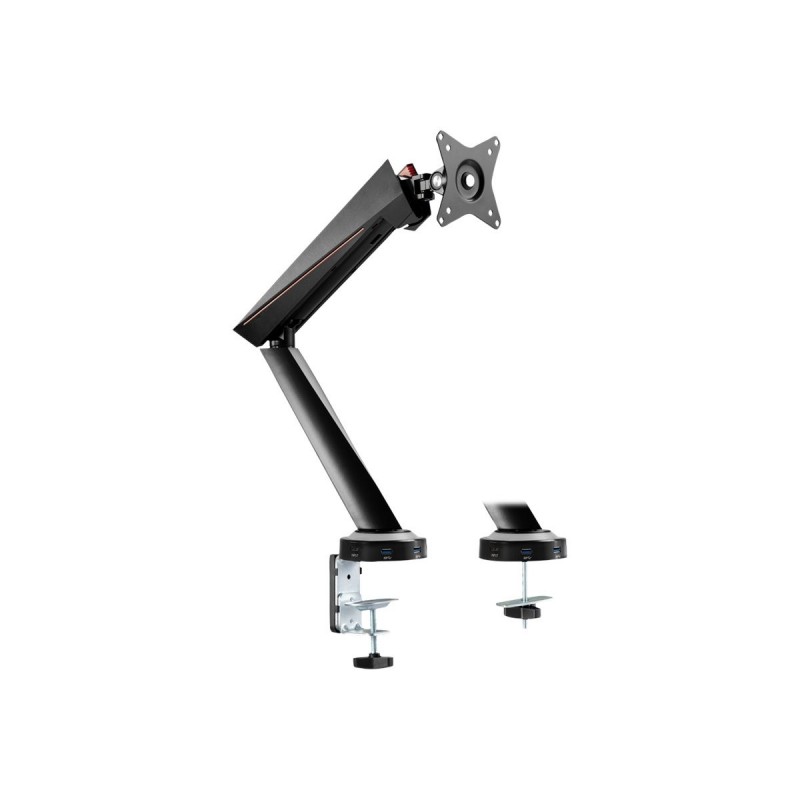 Logilink Desk Mount Tilt, swivel, level adjustment, rotate 17-32 " Maximum weight (capacity) 8 kg Black/Red