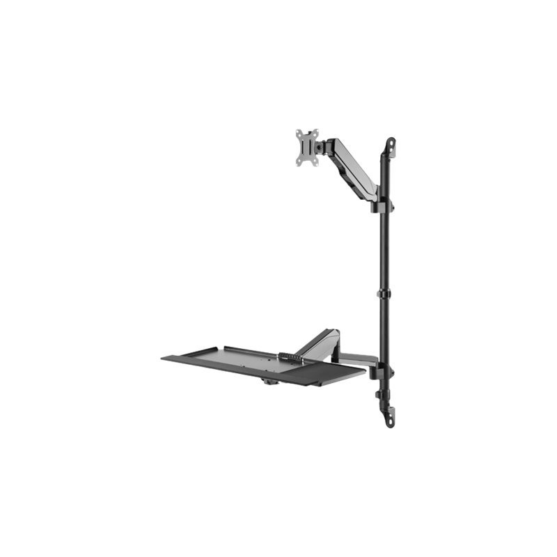 Digitus Wall mount Tilt, height adjustment, rotate 17-32 " Black