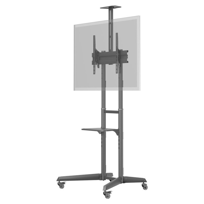 Goobay Floor stand 59508 TV Presentation Stand Pro (Size L) Adjustable Height, Tilt 37-70 " Black