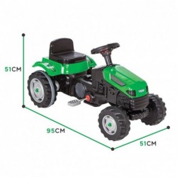 Педальный трактор WOOPIE Farmer GoTrac Tractor Silent Wheels