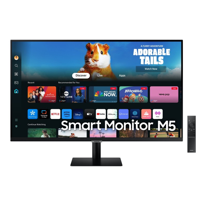 Samsung LS27DM500EUXDU 27" M5 M50D FHD Smart Monitor 1920x1080/16:9/250cd/m2/4ms, HDMI, USB Samsung