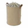 Laundry basket LIDO LEO D38xH48cm, beige