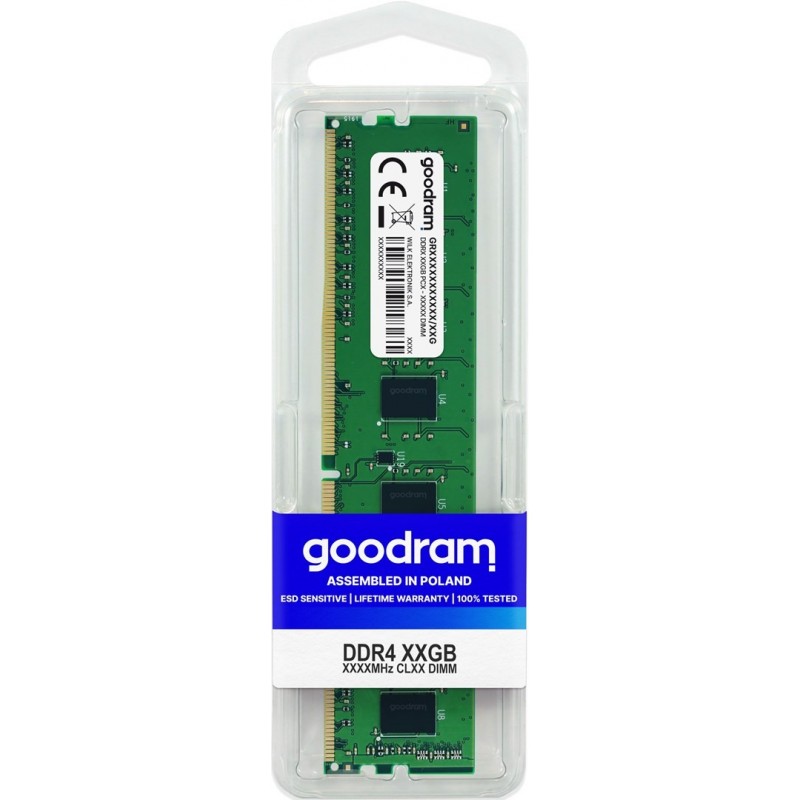 Goodram GR3200D464L22S/8G memory module 8 GB 1 x 8 GB DDR4 3200 MHz