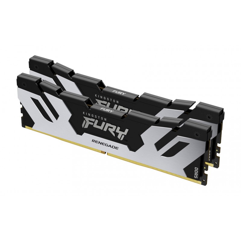 Kingston Technology FURY 32GB 6400MT/s DDR5 CL32 DIMM (Kit of 2) Renegade Silver