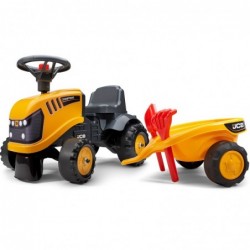 FALK Tractor JCB Orange with a trailer from 1 year