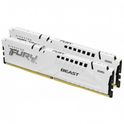 Kingston Technology FURY Beast 32GB 5200MT/s DDR5 CL40 DIMM (Kit of 2) White XMP