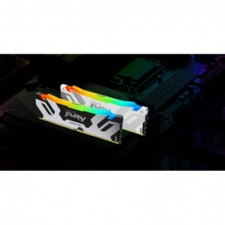 Kingston Technology FURY 32GB 6000MT/s DDR5 CL32 DIMM (Kit of 2) Renegade RGB White XMP