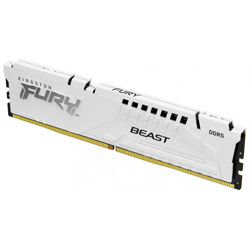 Kingston Technology FURY Beast 16GB 6000MT/s DDR5 CL40 DIMM White XMP