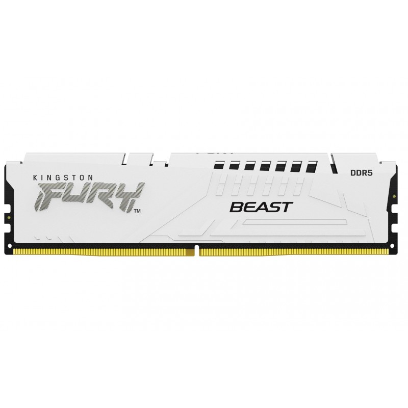 Kingston Technology FURY Beast 32GB 6000MT/s DDR5 CL40 DIMM White XMP