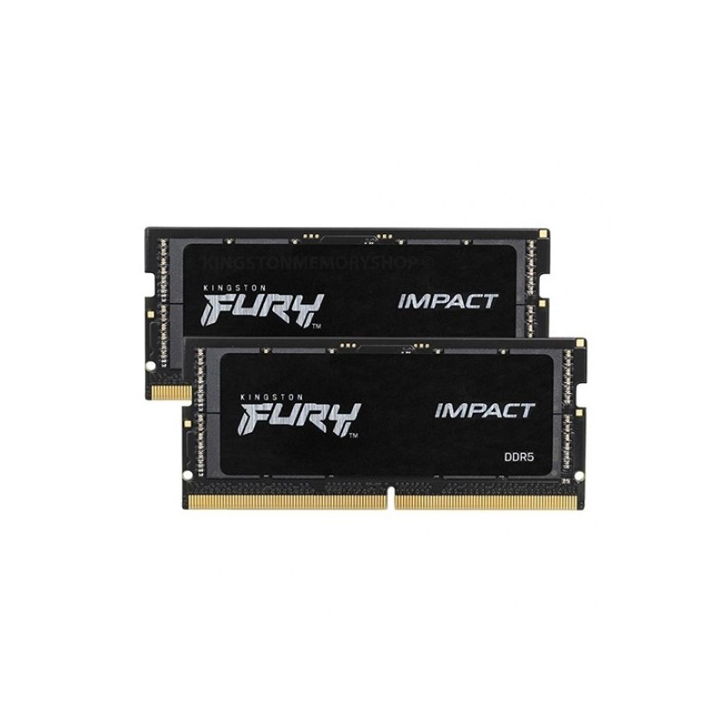 Kingston Technology FURY Impact Black memory module 32 GB 2 x 16 GB DDR5 2400 MHz