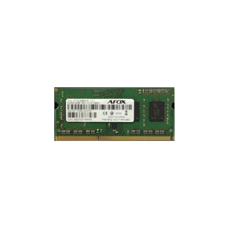 AFOX SO-DIMM DDR3 8GB memory module 1600 MHz