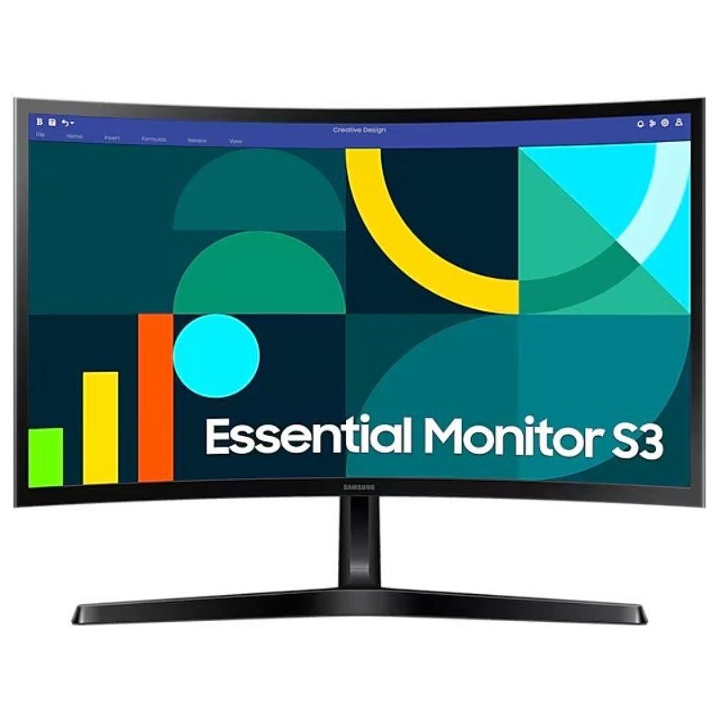 LCD Monitor SAMSUNG LS24D366GAUXEN 24" Business/Curved Panel VA 1920x1080 16:9 100Hz 4 ms Tilt Colour