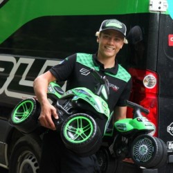 FALK Jeździk Racing Green Wide Wheels for 2 Years