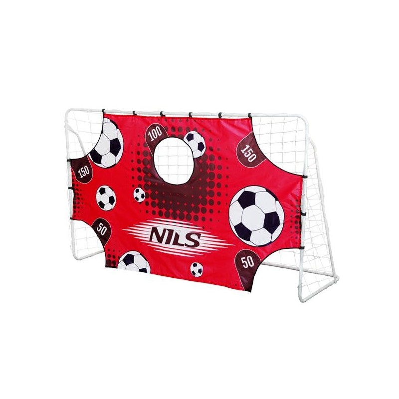 BR240P 2in1 SOCCER GOAL WITH NET AND TARGET PANEL NILS 