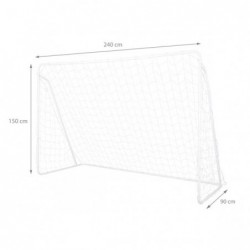 BR240P 2in1 SOCCER GOAL WITH NET AND TARGET PANEL NILS 